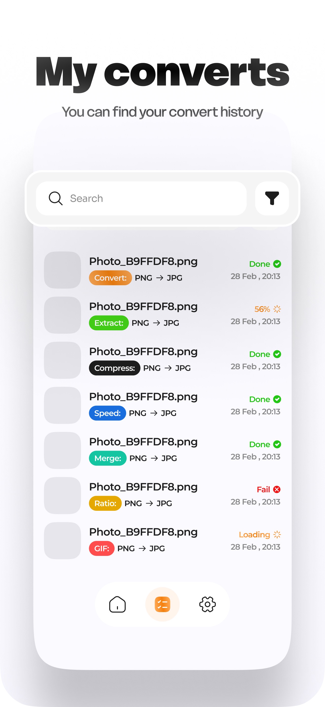 Rangoo - Conversion History